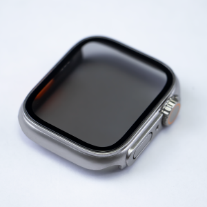 Anti peeping Tempered Glass case Change to Ultra For Apple Watch 45mm 44mm 41mm 40mm Screen Protector for iwatch series 9 8 7 6 5 4 3