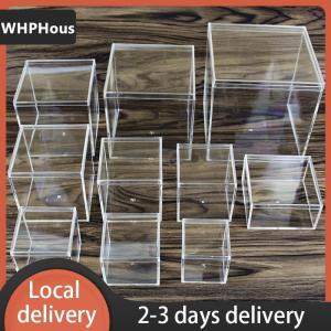 [COD] WHPHous Ship within 24 hours Square High Transparent Plastic Box Betta Breeding Box Mini Candy Slime  Mud Packaging Box