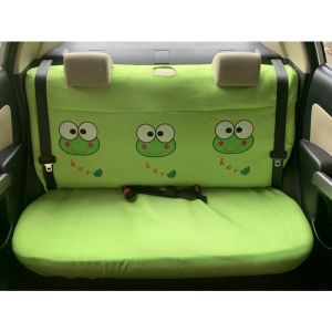 ชุดหุ้มเบาะหลังรถยนต์#กบไข่เขียวตอง#พร้อมส่ง ใส่ตกแต่งรถ เพื่อความสวยงาม