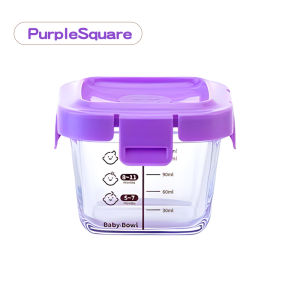 LAKOE Kotak Tempat Makan Kaca Baby Glass Food Container Kedap Udara Makanan Bayi Bpa Free