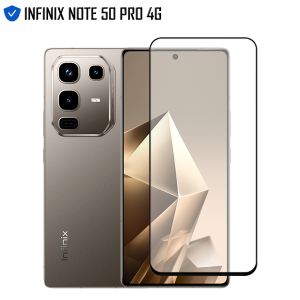 Tempered Glass Infinix Note 50 Pro 4G Anti Gores Kaca Full Cover