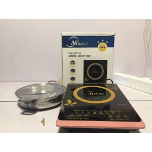 Bếp từ đơn cảm ứng Media MD-BT1820 công suất 2000W - Kèm Xoong inox nắp kính