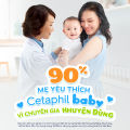 Sữa tắm dưỡng ẩm cho da chàm, viêm da cơ địa Cetaphil Pro AD Derma Wash 295ml. 