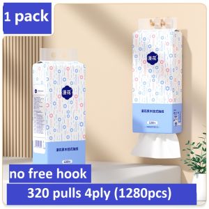 320 pulls 4ply 1280pcs tissue toilet facial paper big packets hook hang towels