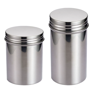 Portable Nonrust Steel Container Leakproof Design For Coffee Teas Dry Goods Outdoor Camping Essential