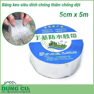 Băng keo chống thấm Hàn Quốc Win Tape 5cm-10cm dài 5 mét siêu dính - Băng Dính Chống Thấm Dột Mái Tôn