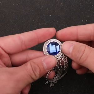 Metal Rhinestone Crystal Brooch Men Suit Shirt Collar Pin Tassel Corsage Brooches Jewelry Accessory