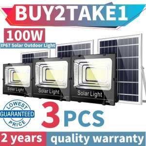 Buy 1 Get 2 100W Solar Light Outdoor Waterproof Solar Light Indoor Outdoor Light Solar Light Outdoor