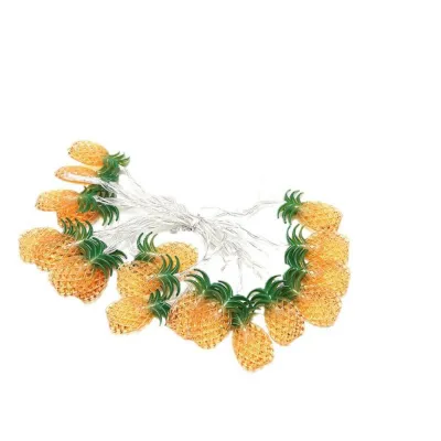 DRIZL Hanging LED Pineapple String Lights Artificial Waterproof Garland Lights Party Ornament Creative Atmosphere Night Light Patio