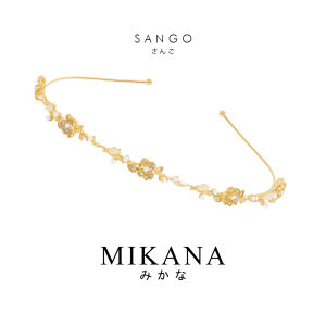 Mikana Sango Flower Headband For Women floral pearl hair accessories for birthday party wedding gift