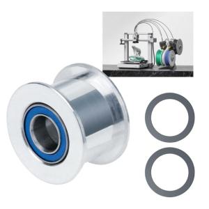 Smooth Belt Pulley Bore with High Speed Bearings Optimized for lab X1C/P1P/P1S Series 3D Printers