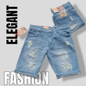 Celana Jeans Pendek Sobek pria distro 2021