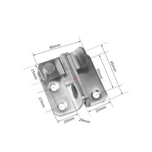Chốt cửa inox chốt cửa chống trộm (có kèm ốc vít lắp đặt)
