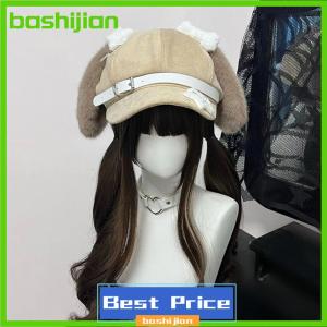 bashijian Gothic Lolita Beret Kawaii Hat Punk Xương Dài Tai Puppy Hat Cho Phụ Nữ Cô Gái Cosplay Mũ Đa Năng Kem Chống Nắng Hat Quà Tặng