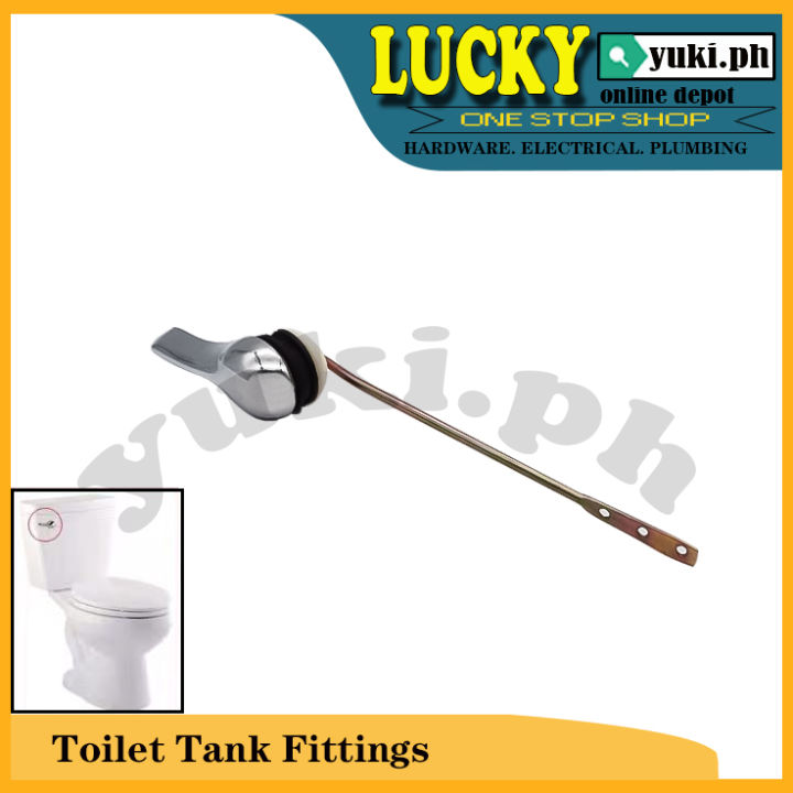 Universal Toilet Tank Flush Lever Chrome Toilet Wrench Handle