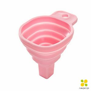 CLM กรวยซิลิโคน พับเก็บประหยัดพื้นที่ พกพาสะดวก Silicone funnel