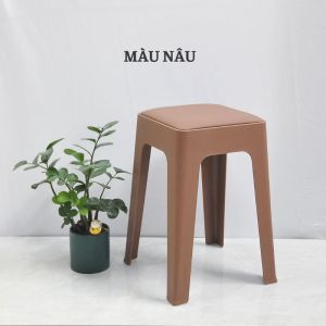 GHẾ ĐÔN NHỰA ĐÚC MA6810 – NHỎ GỌN CHẮC CHẮN ĐA NĂNG Chất Liệu Nhựa PP Cao Cấp Kích Thước 34x34x48cm Màu Sắc Đa Dạng Phù Hợp Gia Đình Quán Ăn Cafe Dễ Di Chuyển & Chống Thấm Nước