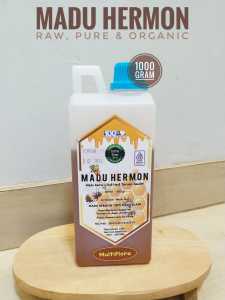 Madu Hermon - Madu Multiflora Raw Murni dan Organik 1 kg (Produk Sertifikat P-IRT)