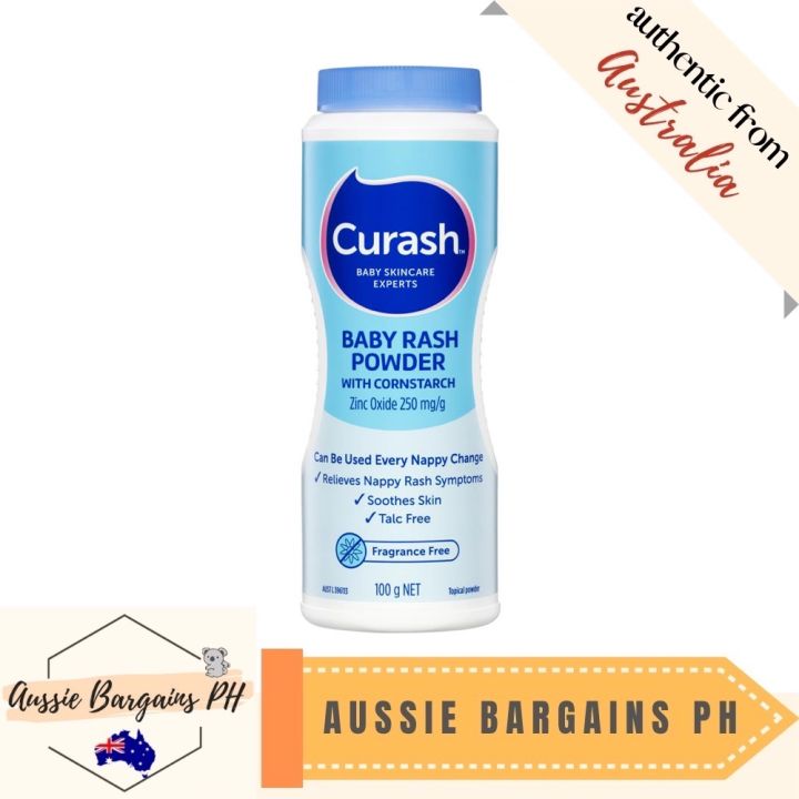 Curash Baby Rash Powder With Cornstarch Zinc Oxide 100g Lazada