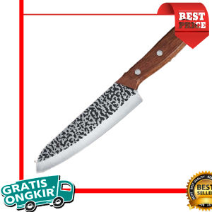 Japanese Knife Pisau Baja Dapur Iris dan Potong Daging Super Tajam Buatan Japan HANMANAIFU-ICHI 6 Inchi Santoku Pisau Sisit Tulang Tekhnologi Import Made In Jepang Asli
