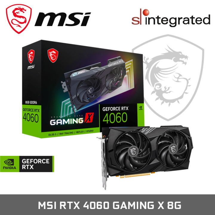 MSI GeForce RTX 4060 GAMING X 8G GDDR6 PCI Express Gen4 | Lazada