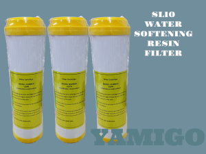 10-inch and 20-inch ion exchange softening resin filter elements suitable for softening water
