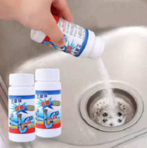 ผงทําความสะอาดท่อตัน น้ํายาล้างท่อตัน สําหรับ ท่อน้ํา อ่างล้างจาน ท่อน้ําทิ้ง ท่อชักโครก ส้วมตัน