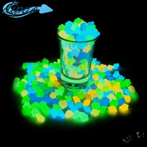 【dipao】 300pcs Garden Decor Luminous Stones Glow In Dark Decorative Pebbles Pebble Rocks Outdoor Fish Tank Aquarium Decorations