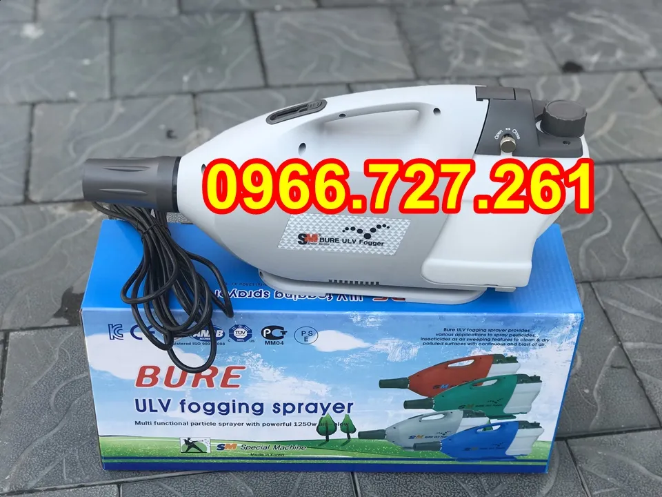 Máy phun sương ULV Bure phun khử trùng nhập khẩu từ Hàn Quốc