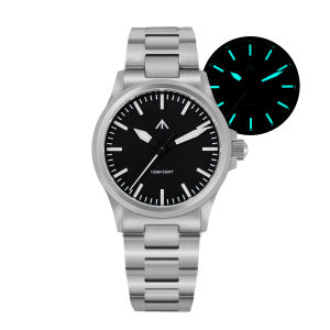 MILITADO ML18 36mm Watch VH31 Sweep second Quartz Movement 316L Steel Sapphire BGW9 Lume 100M Waterproof Mens Wristwatch