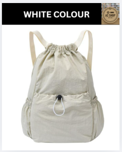 Soft Backpack Nylon Material Korean Fashion Lightweight Foldable Water Resistant