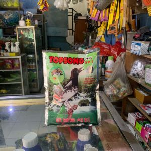 Pakan Burung Makanan Burung Topsong Besar Rasa Madu Dan Rumput Laut Kemasan Pabrik