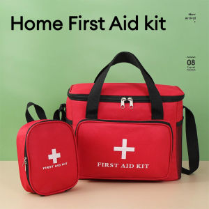 Portable Medicine Storage Bag High Capacity First Aid For Home Car Outdoor Travel Emergency