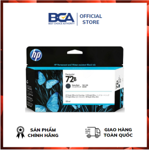 Mực In Phun HP 72 Matte Black Ink Cartridge (3WX06A) 130ml - Hàng chính hãng