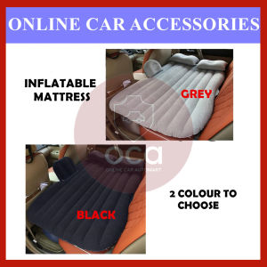 (Free Pump) Tilam Kereta Sofa Angin Inflatable Car Air Mattress Bed Outdoor Camping Air Bed Mattress+2 Pillows+12V Air Pump