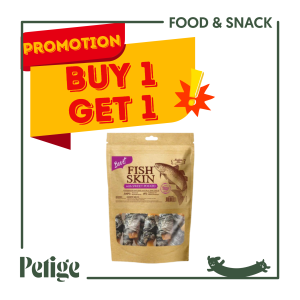 Promotion Buy 1 Get 1!!! Absolute Bites Fish Skin Dog Treats ขนมหนังปลาพันผลไม้สำหรับน้องหมา