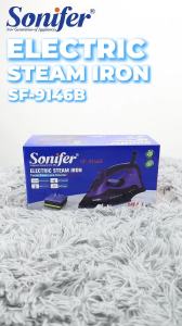 Sonifer Steam Iron Ceramic Coated Soleplate  Electric steam Iron  3 Setting Adjustable Flat Iron