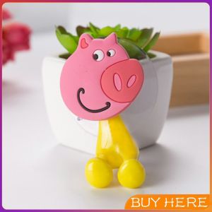 ที่แขวนแปรงสีฟัน สัตว์ตัวการ์ตูน ยึดผนังด้วยตัวดูด Toothbrush holder with suction cup BUY HERE