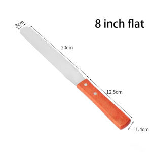 8/10 Inch Stainless Steel Butter Cake Cream Knife Spatula for Cake Smoother Icing Frosting Knife Pastry Cake Decorating
