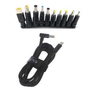 100W Type-C Universal Notebook Adapter Connecter Jack Laptop Charging Cable Cord Laptop Chargers 10Pcs Connector