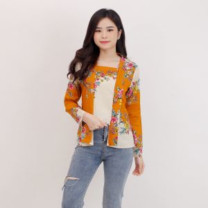 Twinss88(COD) Atasan Batik Wanita Blus Batik Wanita 304 GB