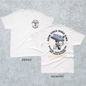 T-shirt ADAB dulu baru ILMU - Banyak orang yang berilmu tapi tidak Beradab (catton combed 24s)
