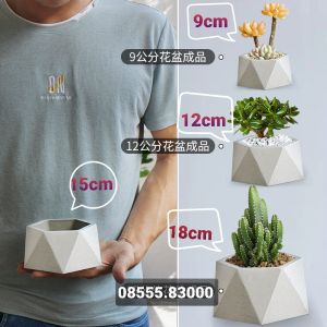 [MIỄN PHÍ SHIP 50K] khuôn chậu đúc chậu cảnh mini phù hợp trồng cây sen đá để bàn [Mới]