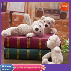 Graceful Cute Stuffed Bear Dolls Soft Mini Animal Plush Keychain Room Decorations Car Decoration Props