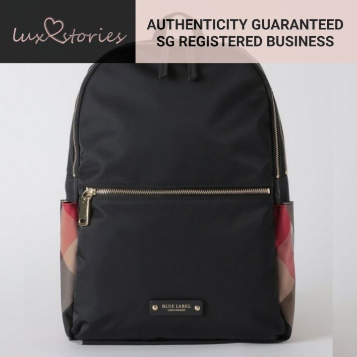 Burberry blue label on sale backpack