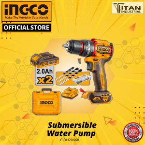 INGCO Brushless Cordless Impact drill 20V CIDLI20668 • Tm ss