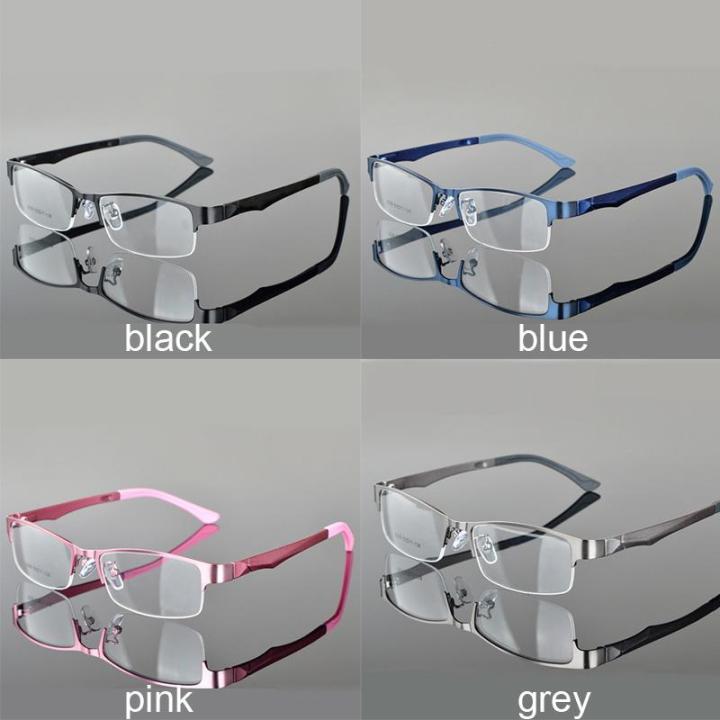 Hzp Semi Rimless Bingkai Klasik Optik Cermin Mata Separuh Bingkai