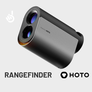 HOTO Golf Laser Rangefinder - 1200-Yard Range 6x Magnification Slope & Flag Lock Quick Feedback