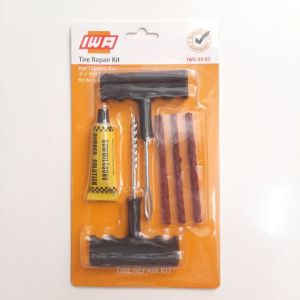 TERLARIS NO 1 !!! ALAT TAMBAL BAN IWA TAIWAN Set 9pcs Tubles Tubeless Tembel Set Repair Ban Bocor Motor Mobil Gagang Plastik ASLI ORIGINAL KUAT AWET