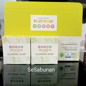 COD 2 pcs Sabun Seom Gum Glowing Soap 20gr Multifungsi Sabun Kecantikan Perawatan Wajah